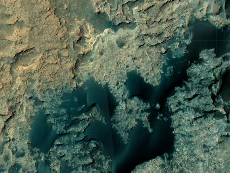 Illustration for article titled Curiosity Rover Eases Into First Exploration of Martian Dunes